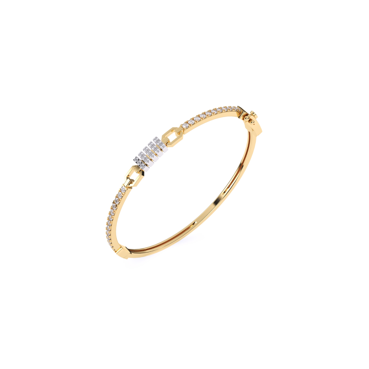 Amazing Half Eternity Diamond Bracelet